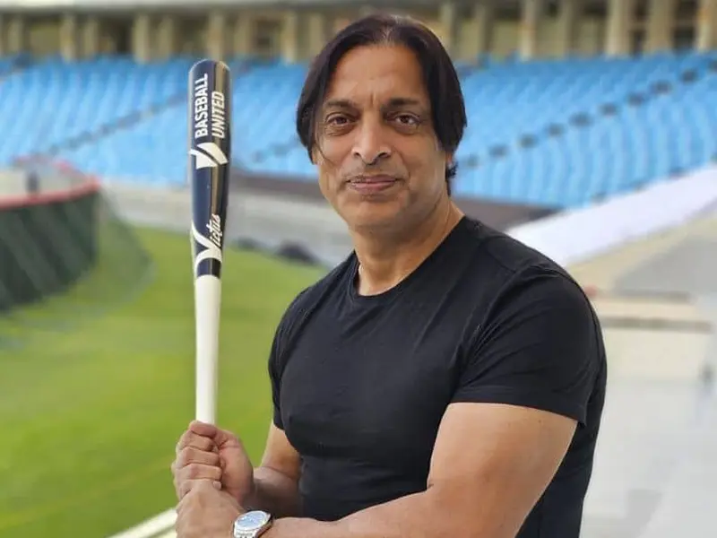 Watch: Shoaib Akhtar Plays Baseball