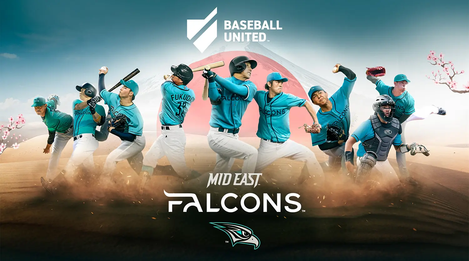Japanese Players Headline Mid East Falcons Roster for Baseball United’s First Season